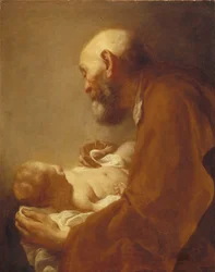 Heiliger Simon mit dem Christuskind