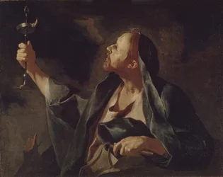 Ein Mann mit einer Lampe und einer Peitsche, Der Prophet Sophonias