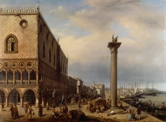 Riva degli Schiavoni (Promenade) in Venedig