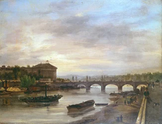 Das Boot von St. Cloud vor der Concorde im Jahr 1826