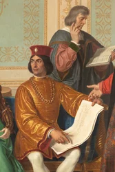 Der Hof von Ludovico il Moro (Detail)