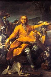 Porträt eines Jägers, von Giuseppe Maria Crespi