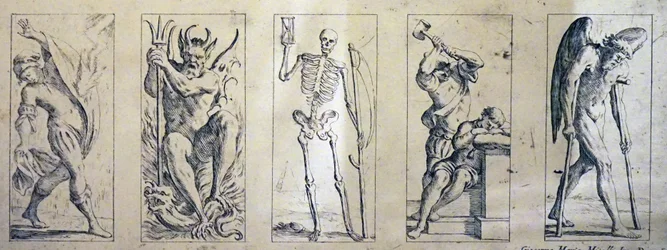 Tarotkarten aus dem 17. Jahrhundert von Giuseppe Maria Mitelli