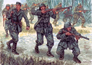 Zweiter Weltkrieg, Italienisch-Griechischer Krieg: Italienische Soldaten