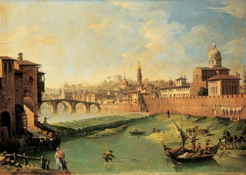Blick auf den Arno und die Ponte alla Carraia