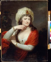 Porträt von Alexandra Branicka (geb. Engelhardt)