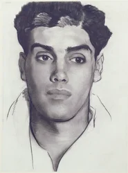 Kopf eines jungen Mannes