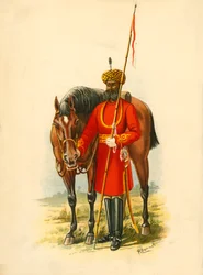 Die Leibgarde des Generalgouverneurs, Kalkutta, 1890