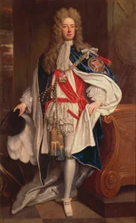 Der Herzog von Marlborough in Garter-Roben