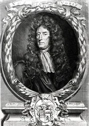 Porträt von Sir Roger LEstrange (1616-1704)