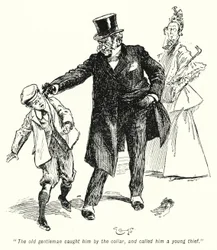 Illustration für Die Geschichte der Schatzsucher von E. Nesbit