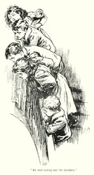 Illustration für „The Story of the Treasure Seekers“ von E. Nesbit (Lithografie)