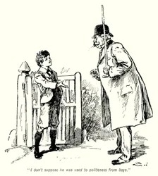 Illustration für Die Geschichte der Schatzsucher von E. Nesbit