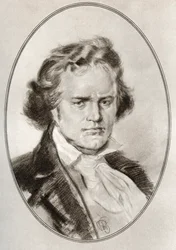 Ludwig van Beethoven, aus „Lebende Biographien großer Komponisten“