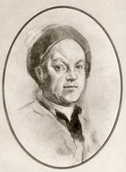William Hogarth, aus „Lebende Biographien großer Maler“