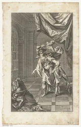 Maximilian III Joseph begleitet von Minerva