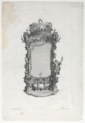 Modell für Altar für Holzschnitzer