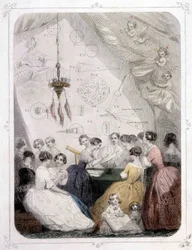 Damen studieren Astronomie - von Grandville