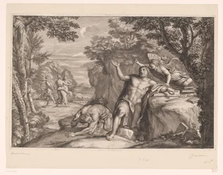 Versuchung des Hieronymus in der Wüste