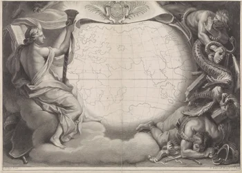 Allegorisches Porträt von Ludwig XIV., König von Frankreich