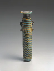 Ein Alabastron, 5.-4. Jahrhundert v. Chr. (Glas)