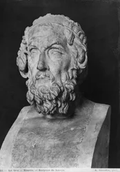 Büste von Homer, hellenistische Periode (330-20 v. Chr.)