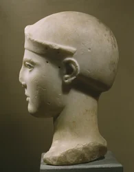 Kopf der behelmten Athena, aus Aegina, ca. 470-460 v. Chr.