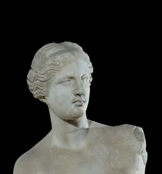 Kopf der Venus von Milo, um 100 v. Chr. (Detail)