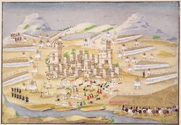 Schlachten um Theben, Tafel 22 aus Bildliche Geschichte des griechischen Unabhängigkeitskrieges von General Makryjannis