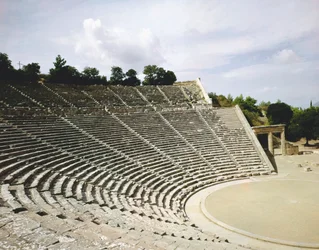 Ansicht des Theaters, ca. 360 v. Chr.