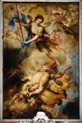 St. Michael der Erzengel besiegt die rebellischen Engel, um 1680