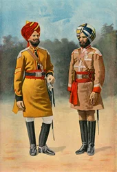 Erste bengalische Kavallerie und Führerkavallerie, 1901