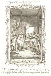 Äbtissin von Coldingham St. Äbbe die Jüngere, halbmythologische Äbtissin, 870 n. Chr.