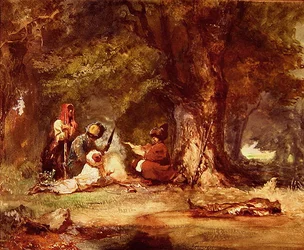 Russische Soldaten während der Kaukasuskriege von 1817-64