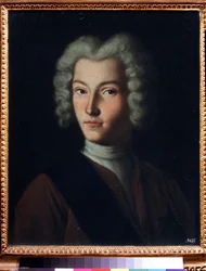 Porträt des Zaren Peter II. von Russland (1715-1730). Gemälde von Grigori Dmitrievich Molchanov (um 1730-nach 1786), Öl auf Leinwand, russische Kunst des 18. Jahrhunderts. Staatliche Tretjakow-Galerie, Moskau