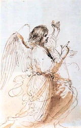 Studie eines Engels, ca. 1611-1666
