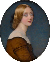 Porträt einer unbekannten Dame, ca. 1840-73