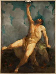 Herkules auf dem Scheiterhaufen