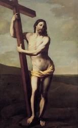 Christus umarmt das Kreuz