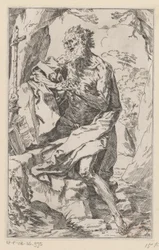 Der heilige Hieronymus in der Wildnis