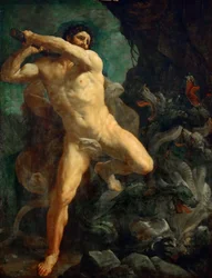 Herkules tötet die Hydra von Lerna, 1620-1621