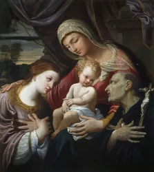 Madonna mit Kind und Heiligen