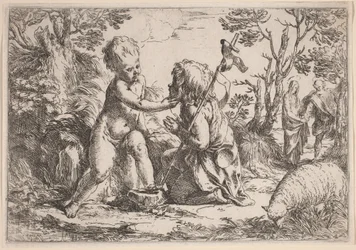 Das Jesuskind und der Heilige Johannes