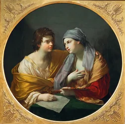 Die Vereinigung von Zeichnung und Farbe, ca. 1620-1625