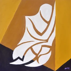 (ist das nicht wo...) Studie für Figur an der Wand, 2015