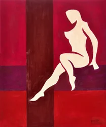 Kühn wie die Liebe (Erhaben in glänzender metallischer violetter Rüstung), 2015