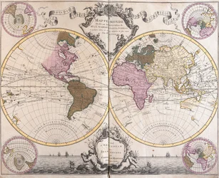 Planisphäre Welt