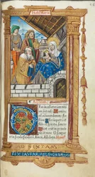 Gedrucktes Stundenbuch (Gebrauch von Rom): fol. 38r, Anbetung der Könige