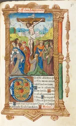 Stundenbuch (Gebrauch von Rom): fol. 55r, Die Kreuzigung