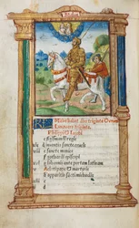 Gedrucktes Stundenbuch (Gebrauch von Rom): fol. 6v, Mai-Kalenderillustration